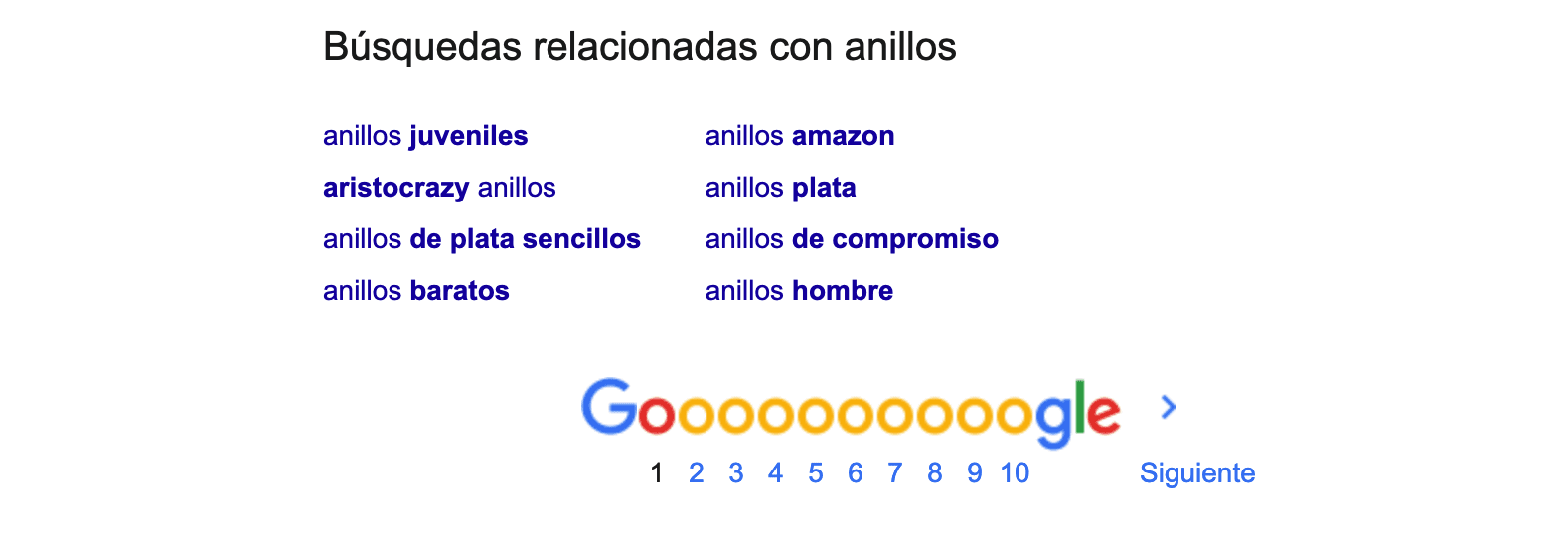 Búsquedas relacionadas con "anillos"