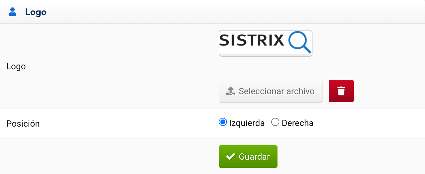 Introducción de tu Logotipo de empresa en los informes SISTRIX 