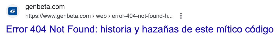 ejemplo visual de una página 404 devuelve erróneamente el código de estado 200
